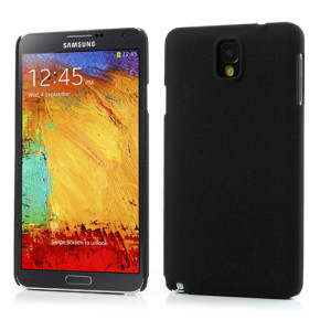Твърд предпазен гръб мат за Samsung Galaxy Note 3 N9000 / N9005 черен